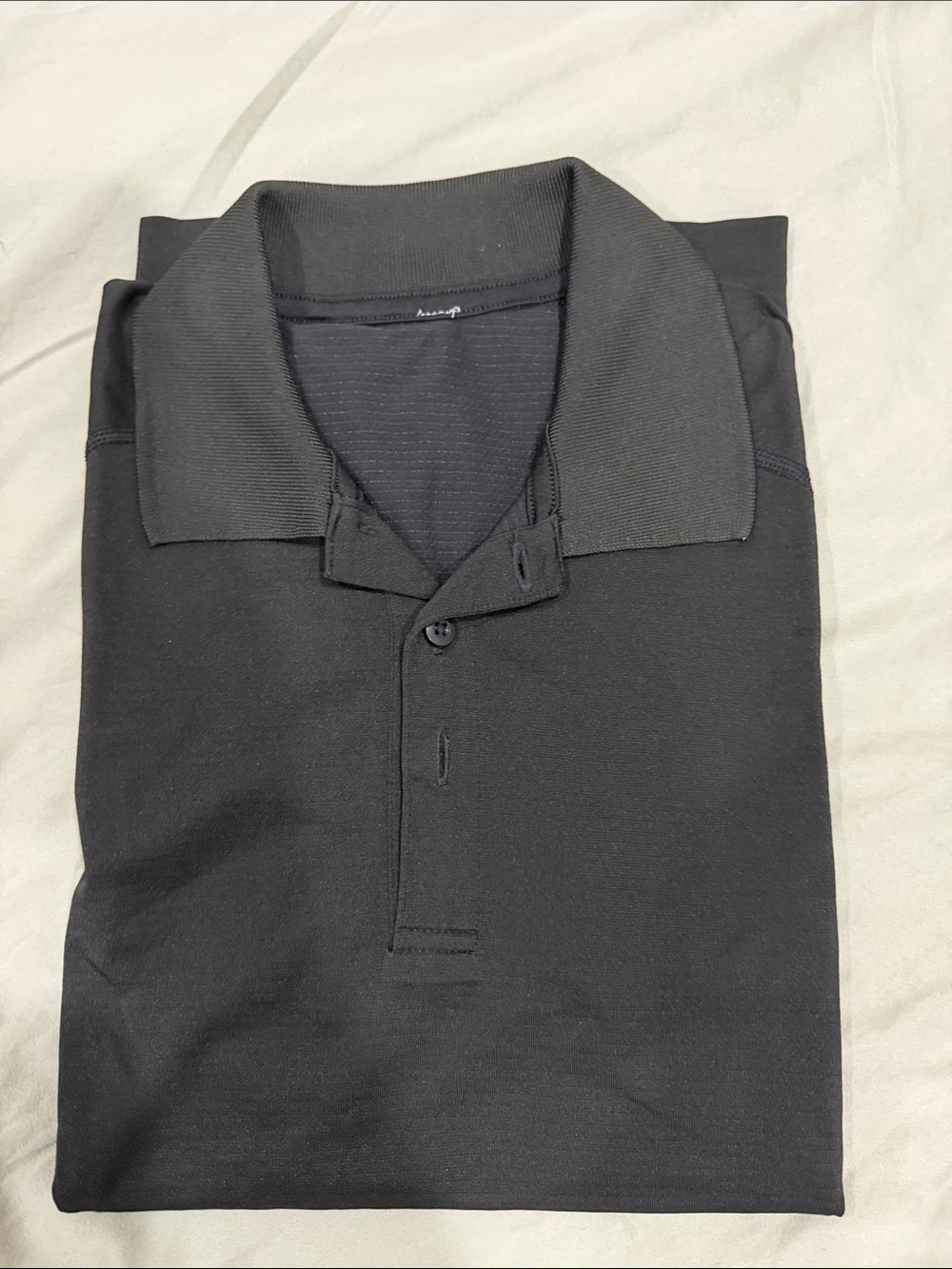 Lululemon men’s metal vent tech polo shirt small black